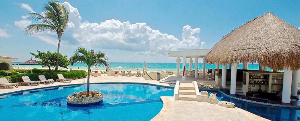 Departamento Frente Al Mar Con Dos Recamaras Y Seguridad 24 H A Dos Cuadras De La Quinta Avenida Playa del Carmen Kültér fotó